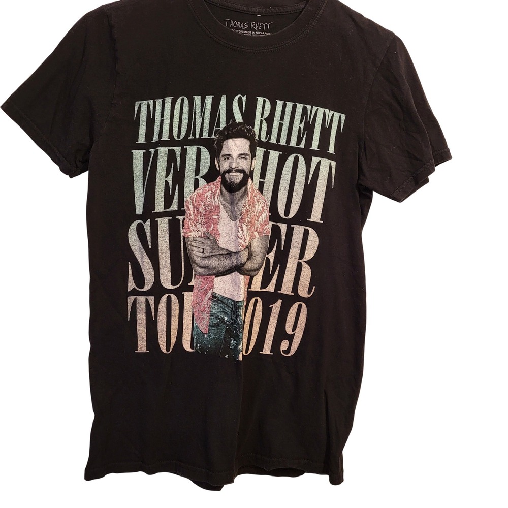 Thomas Rhett Very‎ Hot Summer Tour 2019 Black T Shirt Size S